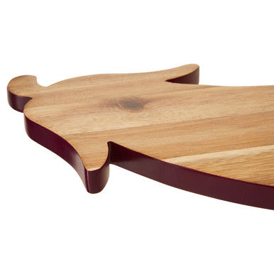 Orsina Aubergine Serving Board – Wooden Chopping Board for Kitchen