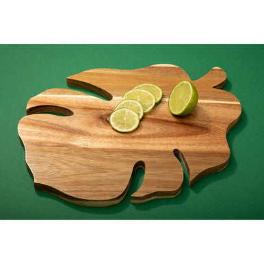 Orsina Leaf Wooden Chopping and Serving Board – Large Kitchen Platter