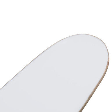Orsina Kara Large Oval Serving Platter – Mango Wood & White Enamel