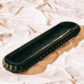 Orsina Kara Black Mango Wood Serving Dish – Oval Handcrafted Platter