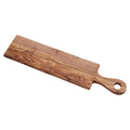 Orsina Olive Wood Rectangular Paddle Serving Board – Rustic Charcuterie