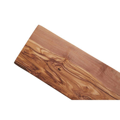 Orsina Olive Wood Rectangular Paddle Serving Board – Rustic Charcuterie