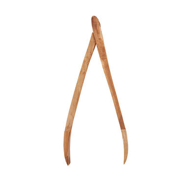 Orsina Kora Olive Wood Serving Tongs – Ergonomic Wooden Kitchenware