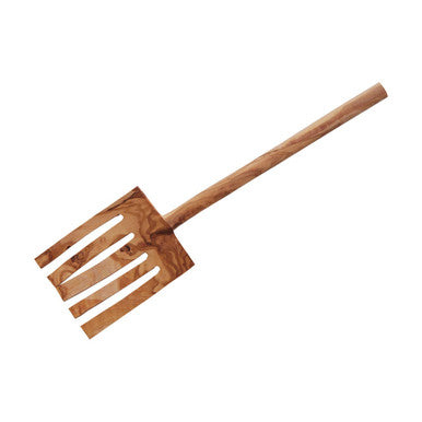 Orsina Kora Olive Wood Spaghetti Servers | Handcrafted Pasta Utensils