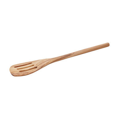 Orsina Olive Wood Slotted Spatula – Handcrafted Non-Stick Kitchen Turner