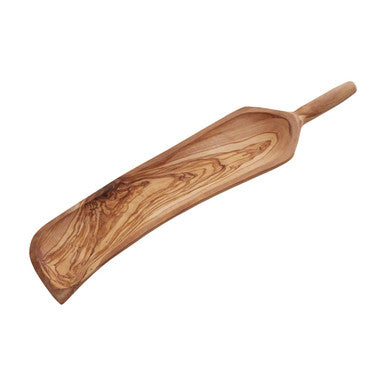 Orsina Olive Wood Curved Paddle Serving Board – Rustic Charcuterie Platter