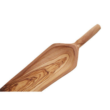Orsina Olive Wood Curved Paddle Serving Board – Rustic Charcuterie Platter