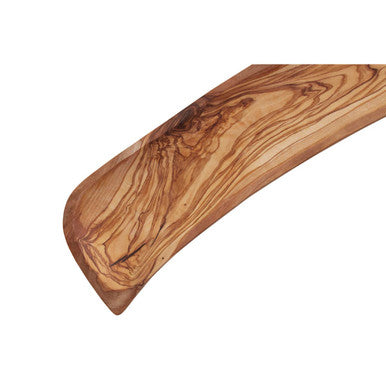 Orsina Olive Wood Curved Paddle Serving Board – Rustic Charcuterie Platter