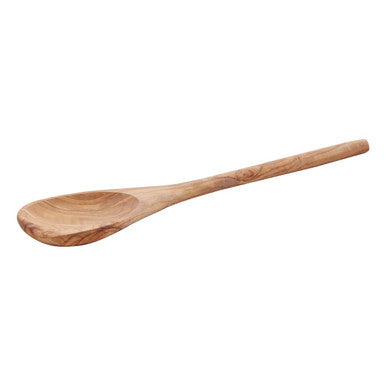 Orsina Olive Wood Corner Spoon – Angled Kitchen Stirring Utensil