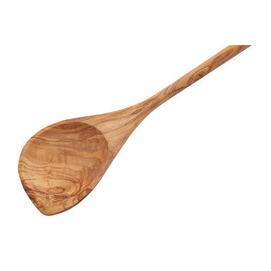 Orsina Olive Wood Corner Spoon – Angled Kitchen Stirring Utensil