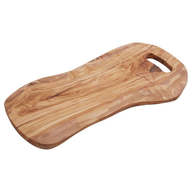 Orsina Olive Wood Serving Board with Handle – Rustic Charcuterie Platter