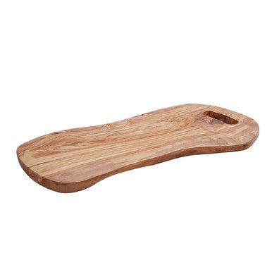 Orsina Olive Wood Serving Board with Handle – Rustic Charcuterie Platter
