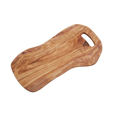 Orsina Olive Wood Serving Board with Handle – Rustic Charcuterie Platter