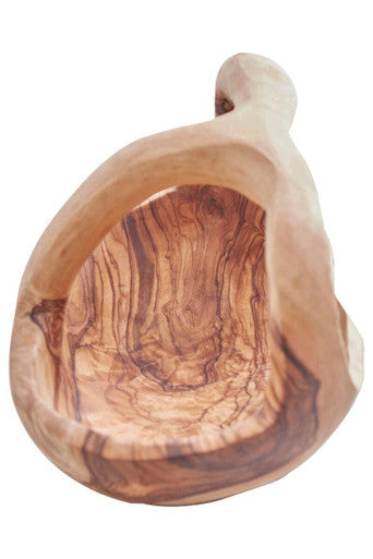 Orsina Kora Olive Wood Fruit Bowl – Handcrafted Natural Centerpiece