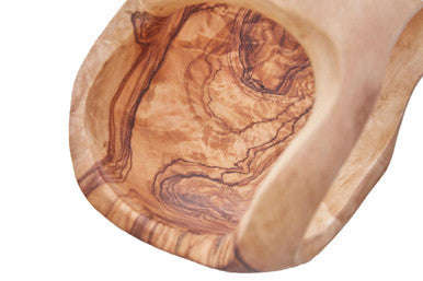 Orsina Kora Olive Wood Fruit Bowl – Handcrafted Natural Centerpiece