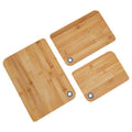 Orsina Aleki Bamboo Chopping and Serving Boards with Rings - Set of 3