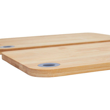 Orsina Aleki Bamboo Chopping and Serving Boards with Rings - Set of 3