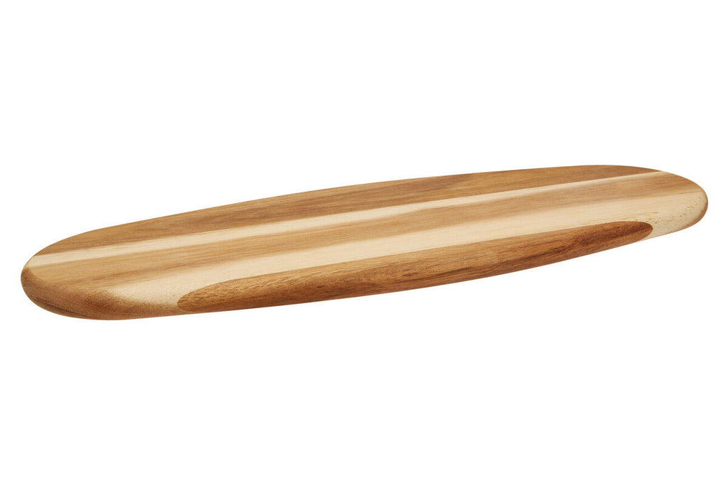 Orsina Kora Acacia Wood Oval Chopping and Serving Board – 2-in-1