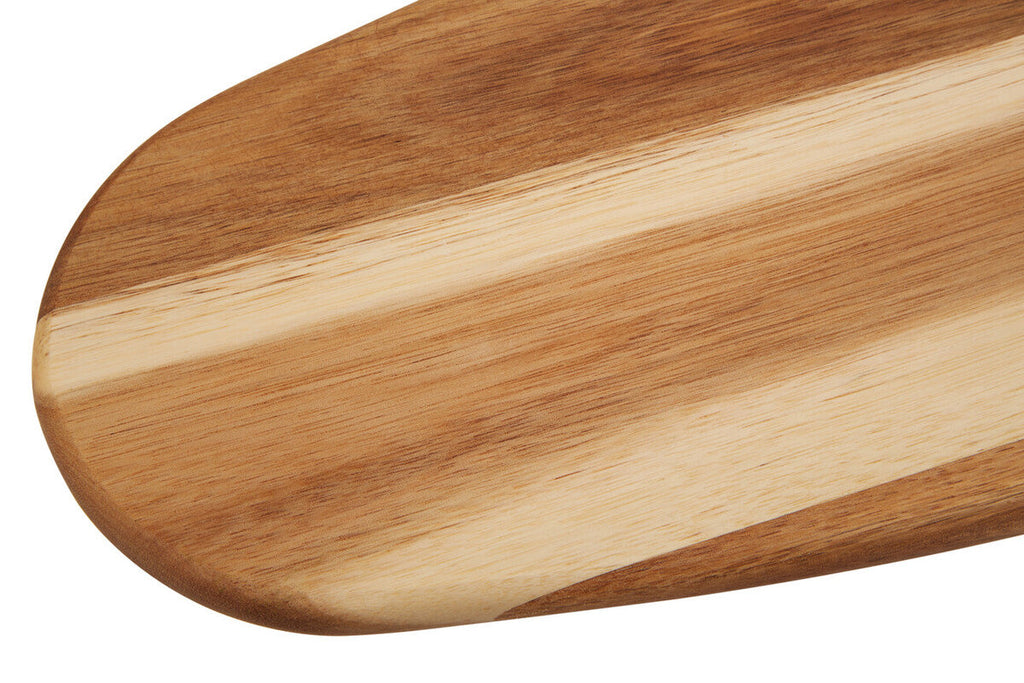 Orsina Kora Acacia Wood Oval Chopping and Serving Board – 2-in-1