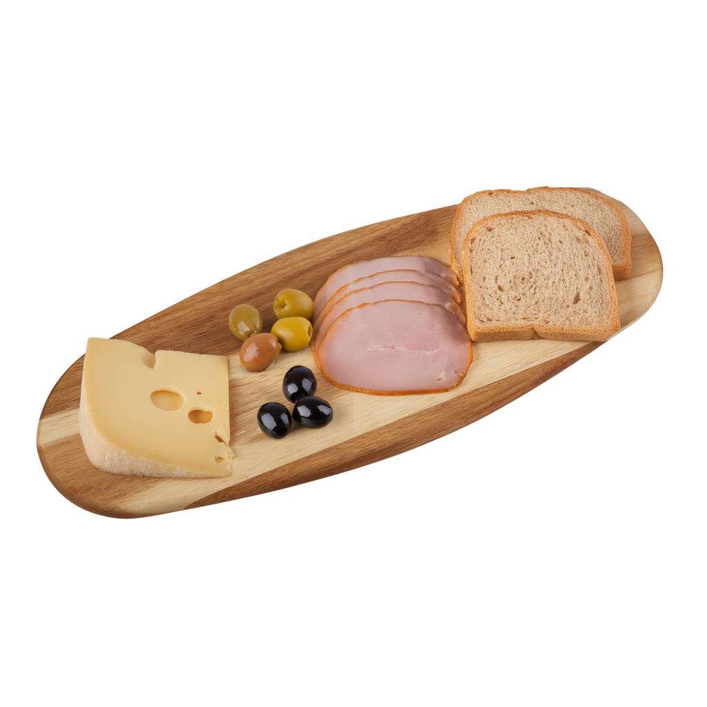 Orsina Kora Acacia Wood Oval Chopping and Serving Board – 2-in-1