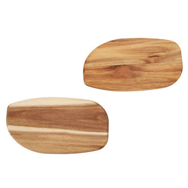 Orsina Kora Acacia Wood Serving and Chopping Board Set - 2 Piece