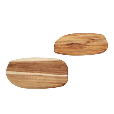 Orsina Kora Acacia Wood Serving and Chopping Board Set - 2 Piece