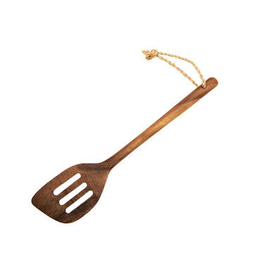 Orsina Kora Acacia Wood Slotted Spatula – Non-Stick Safe Kitchen Turner