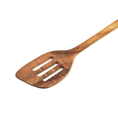 Orsina Kora Acacia Wood Slotted Spatula – Non-Stick Safe Kitchen Turner