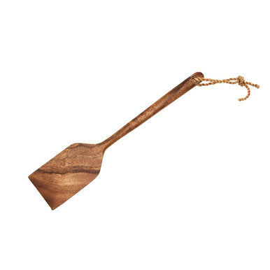 Orsina Kora Acacia Wood Solid Spatula | Non-Stick Safe Kitchen Tool