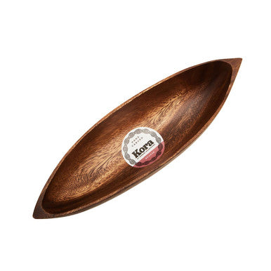 Orsina Kora Acacia Wood Boat Shaped Serving Dish – Artisanal Platter