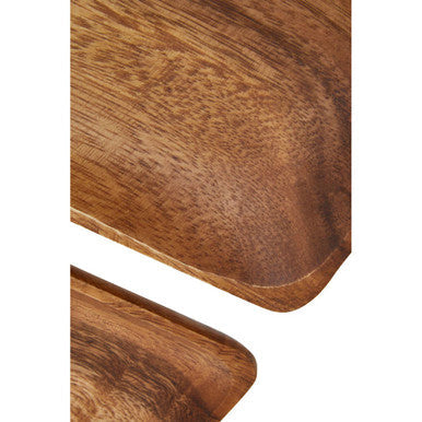 Orsina Acacia Wood Serving Dishes – Set of 3 Sustainable Trays