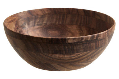 Orsina Rosi Large Round Sheesham Wood Salad Bowl – Handcrafted Serving Bowl