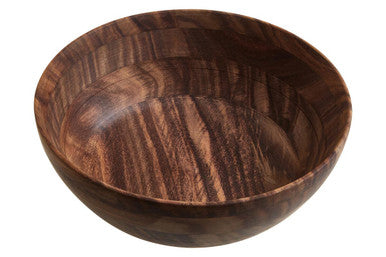 Orsina Rosi Large Round Sheesham Wood Salad Bowl – Handcrafted Serving Bowl