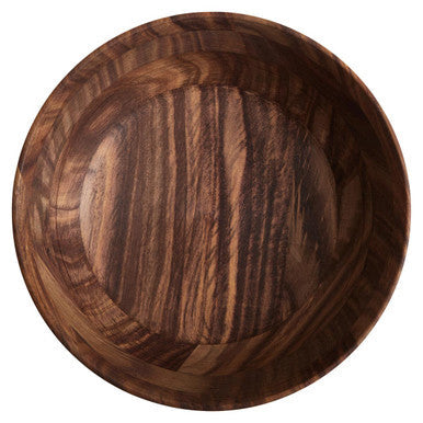 Orsina Rosi Large Round Sheesham Wood Salad Bowl – Handcrafted Serving Bowl
