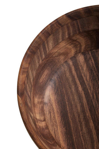Orsina Rosi Large Round Sheesham Wood Salad Bowl – Handcrafted Serving Bowl