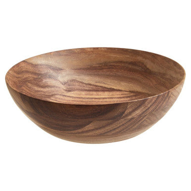 Orsina Rosi Small Round Sheesham Wood Salad Bowl | Handcrafted Serving