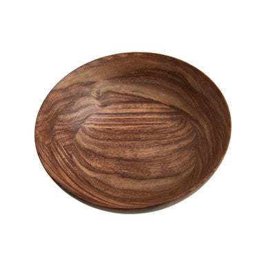 Orsina Rosi Small Round Sheesham Wood Salad Bowl | Handcrafted Serving