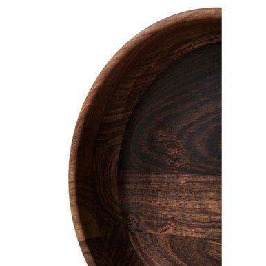 Orsina Rosi 5-Piece Sheesham Wood Salad Bowl Set – Natural Grain
