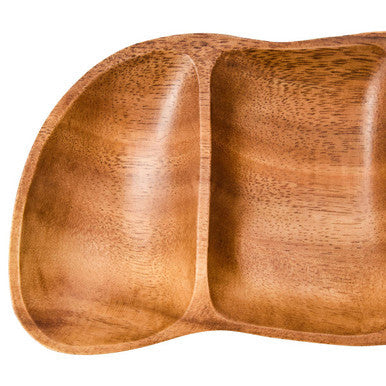 Orsina Kora Acacia Wood 5-Section Antipasti Dish & Serving Platter