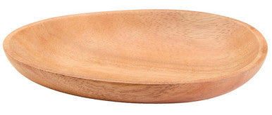 Orsina Kora Acacia Wood Small Oval Plate – Minimalist Serving Platter
