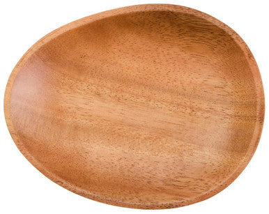 Orsina Kora Acacia Wood Small Oval Plate – Minimalist Serving Platter