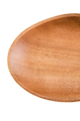 Orsina Kora Acacia Wood Small Oval Plate – Minimalist Serving Platter