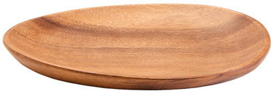 Orsina Kora Large Oval Acacia Wood Serving Plate | Luxury Tableware
