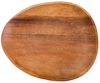 Orsina Kora Large Oval Acacia Wood Serving Plate | Luxury Tableware