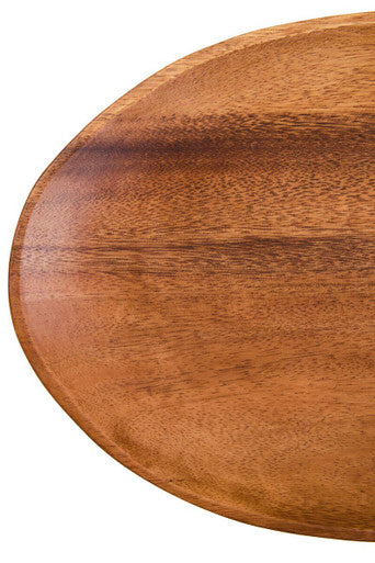 Orsina Kora Large Oval Acacia Wood Serving Plate | Luxury Tableware