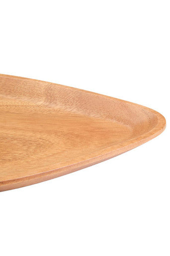 Orsina Kora Acacia Wood Serving Dish – Medium Curved Triangular Platter