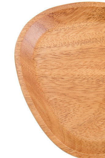Orsina Kora Acacia Wood Serving Dish – Medium Curved Triangular Platter