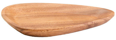 Orsina Kora Acacia Wood Small Curved Triangular Serving Dish