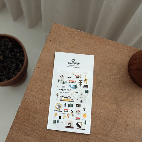 LuLuFun Studio Suatelier Oh Happy Day Decorative Journaling Stickers