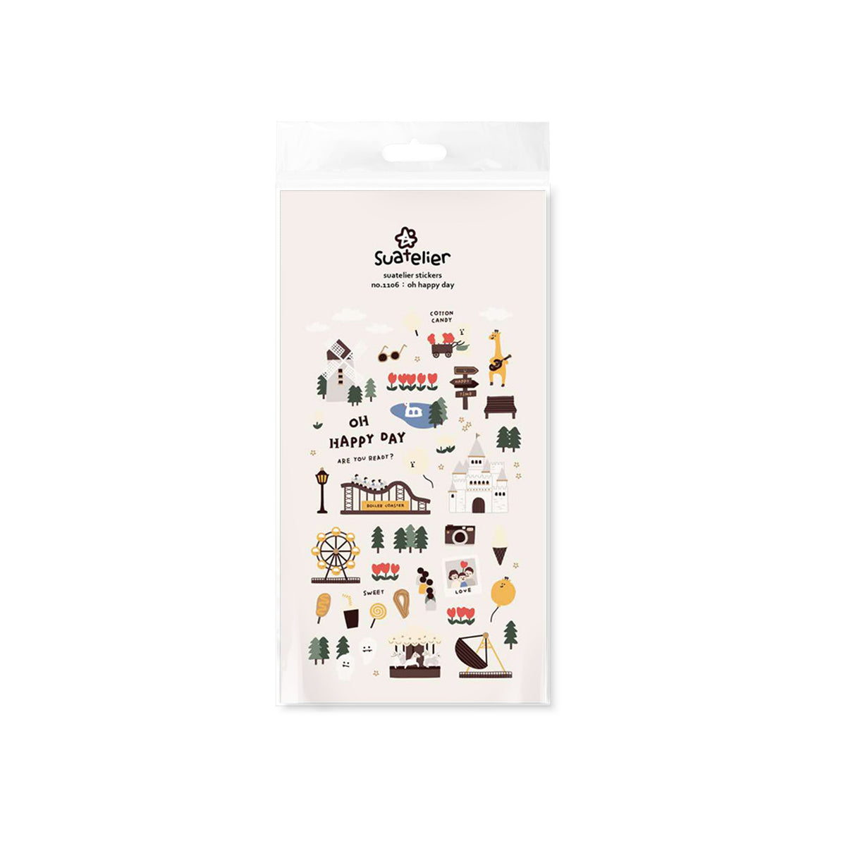 LuLuFun Studio Suatelier Oh Happy Day Decorative Journaling Stickers